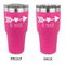 Inspirational Quotes 30 oz Stainless Steel Ringneck Tumblers - Pink - Double Sided - APPROVAL