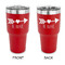 Inspirational Quotes 30 oz Stainless Steel Ringneck Tumblers - Red - Double Sided - APPROVAL