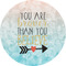 Inspirational Quotes 4" Multipurpose Round Labels - Single Sticker