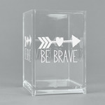 Inspirational Quotes Acrylic Pen Holder