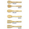 Inspirational Quotes Bamboo Cooking Utensils Set - Single Sided- APPROVAL