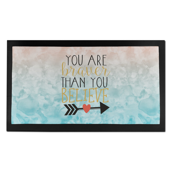 Custom Inspirational Quotes Bar Mat - Small