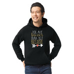 Inspirational Quotes Hoodie - Black - 3XL