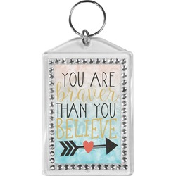 Inspirational Quotes Bling Keychain