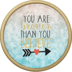 Inspirational Quotes Cabinet Knob - Gold