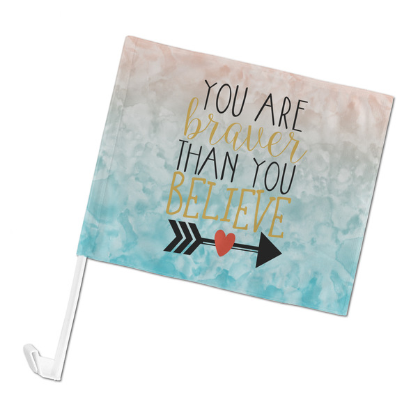 Custom Inspirational Quotes Car Flag - Large