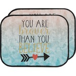 Inspirational Quotes Car Floor Mats (Back Seat)