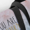 Inspirational Quotes Closeup of Tote w/Black Handles