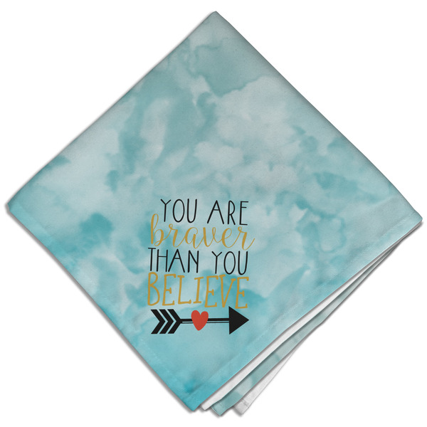 Custom Inspirational Quotes Cloth Dinner Napkin - Single