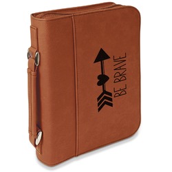 Inspirational Quotes Leatherette Book / Bible Cover with Handle & Zipper