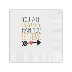 Inspirational Quotes Coined Cocktail Napkins