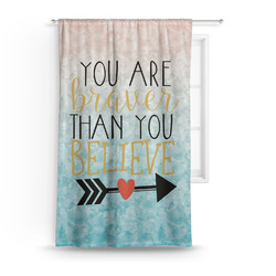 Inspirational Quotes Curtain Panel - Custom Size