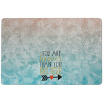 Inspirational Quotes Dog Food Mat