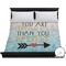 Inspirational Quotes Duvet Cover (King)