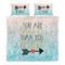 Inspirational Quotes Duvet Cover Set - King - Alt Approval