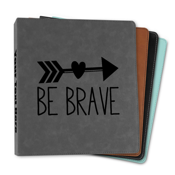 Custom Inspirational Quotes Leather Binder - 1"