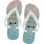 Inspirational Quotes Flip Flops - Small