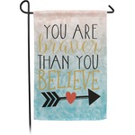 Inspirational Quotes Small Garden Flag - Double Sided