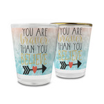 Inspirational Quotes Glass Shot Glass - 1.5 oz