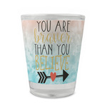 Inspirational Quotes Glass Shot Glass - 1.5 oz - Set of 4