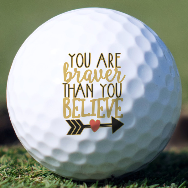 Custom Inspirational Quotes Golf Balls - Titleist Pro V1 - Set of 12