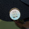 Inspirational Quotes Golf Ball Marker Hat Clip - Gold - On Hat