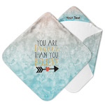 Inspirational Quotes Hooded Baby Towel