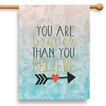 Inspirational Quotes 28" House Flag - Double Sided