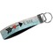 Inspirational Quotes Webbing Keychain FOB with Metal