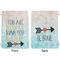 Inspirational Quotes Large Laundry Bag - Front & Back View