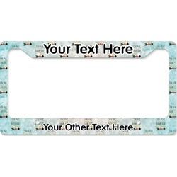 Inspirational Quotes License Plate Frame - Style B