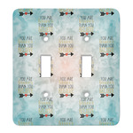 Inspirational Quotes Light Switch Cover (2 Toggle Plate)