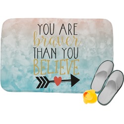 Inspirational Quotes Memory Foam Bath Mat - 24"x17"