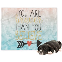 Inspirational Quotes Dog Blanket - Regular