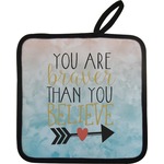 Inspirational Quotes Pot Holder