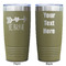 Inspirational Quotes Olive Polar Camel Tumbler - 20oz - Double Sided - Approval