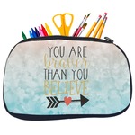 Inspirational Quotes Neoprene Pencil Case - Medium