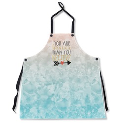 Inspirational Quotes Apron Without Pockets
