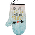 Inspirational Quotes Left Oven Mitt