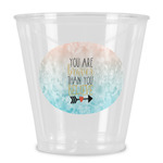 Inspirational Quotes Plastic Shot Glass