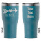 Inspirational Quotes RTIC Tumbler - Dark Teal - Double Sided - Front & Back