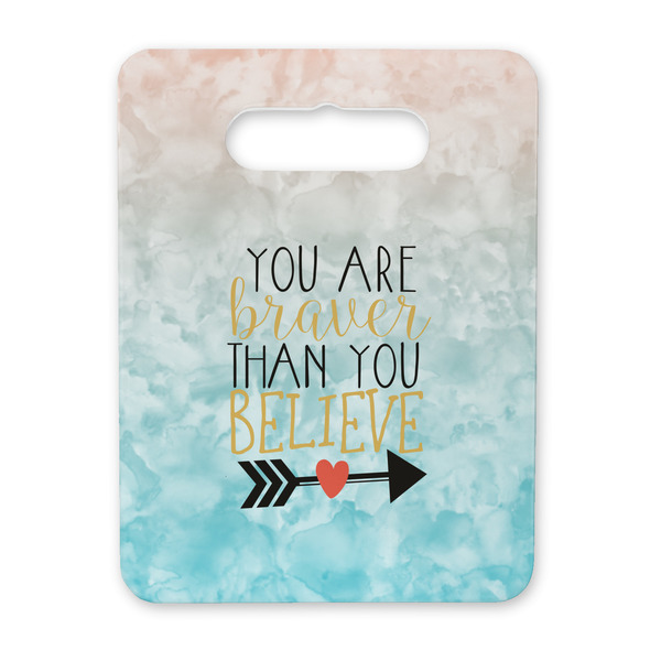 Custom Inspirational Quotes Rectangular Trivet with Handle