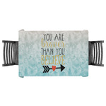 Inspirational Quotes Tablecloth - 58"x58"