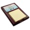 Inspirational Quotes Red Mahogany Sticky Note Holder - Angle