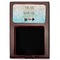 Inspirational Quotes Red Mahogany Sticky Note Holder - Flat