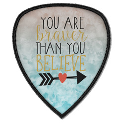 Inspirational Quotes Iron on Shield Patch A