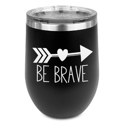 Inspirational Quotes Stemless Stainless Steel Wine Tumbler