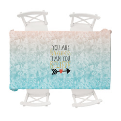 Inspirational Quotes Tablecloth - 58"x102"