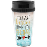 Inspirational Quotes Acrylic Travel Mug without Handle