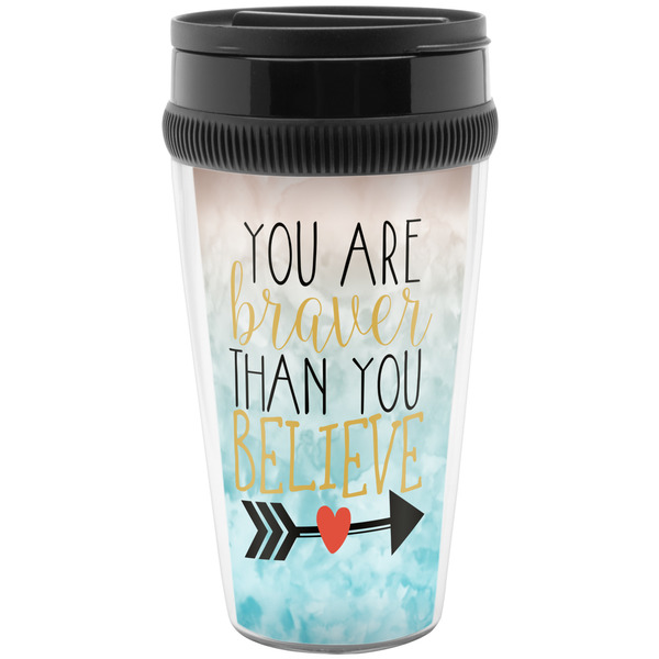 Custom Inspirational Quotes Acrylic Travel Mug without Handle